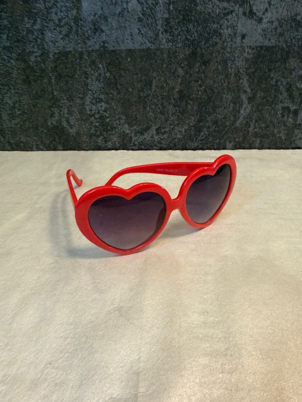 Heart-Shaped Red Sunglasses
